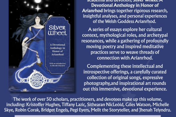 promotional graphic depicting book cover and text